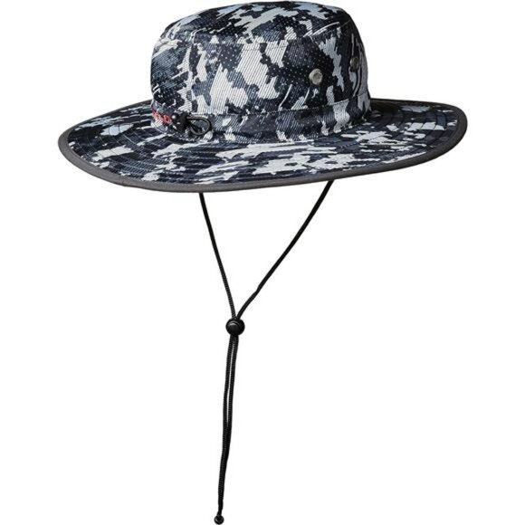 Wide Brim Bucket Hat Sun Protection Adjustable Strap One Size Outdoor Cap - Picture 2 of 7